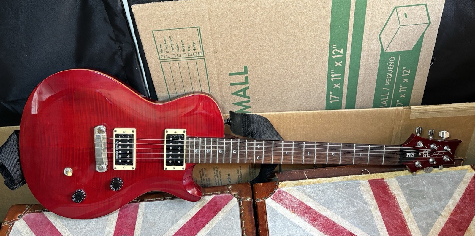 PRS SE Singlecut Scarlet Red Electric Guitar w Case