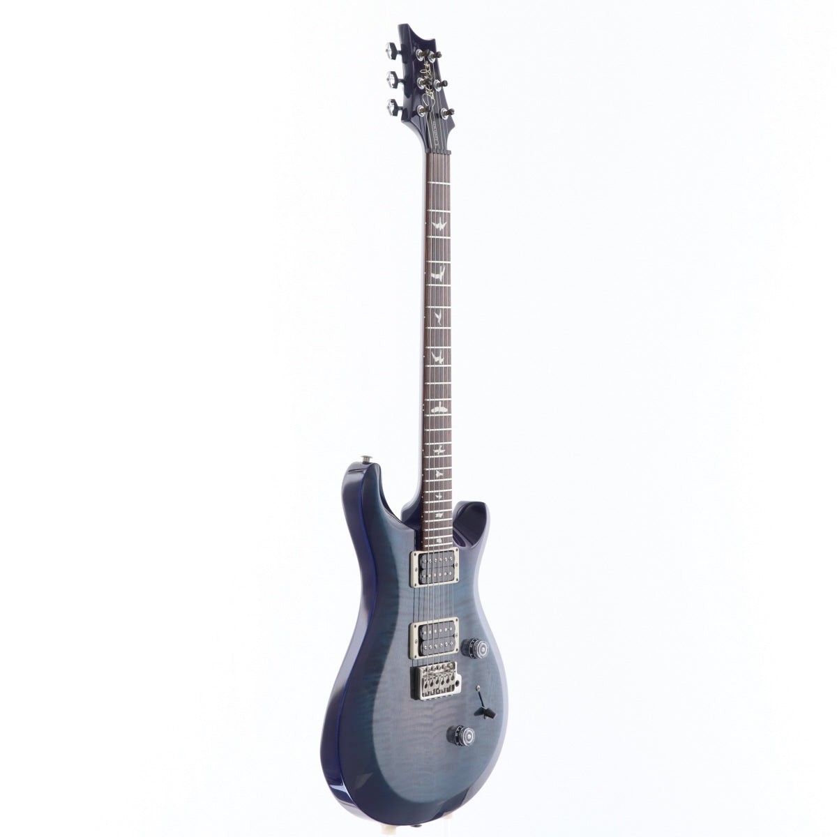 PRS S2 Custom 24 Faded Gray, Black, and Blue Burst [22S2063125]