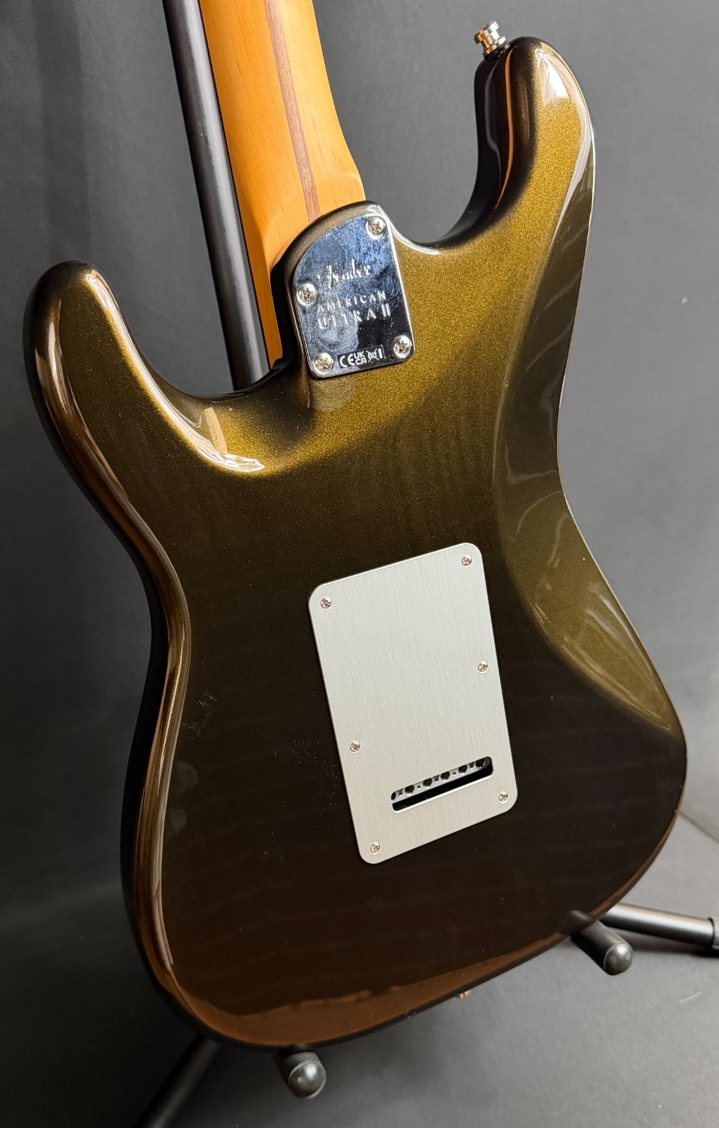 Fender American Ultra II Stratocaster Electric Guitar Texas Tea Finish w/ OHSC