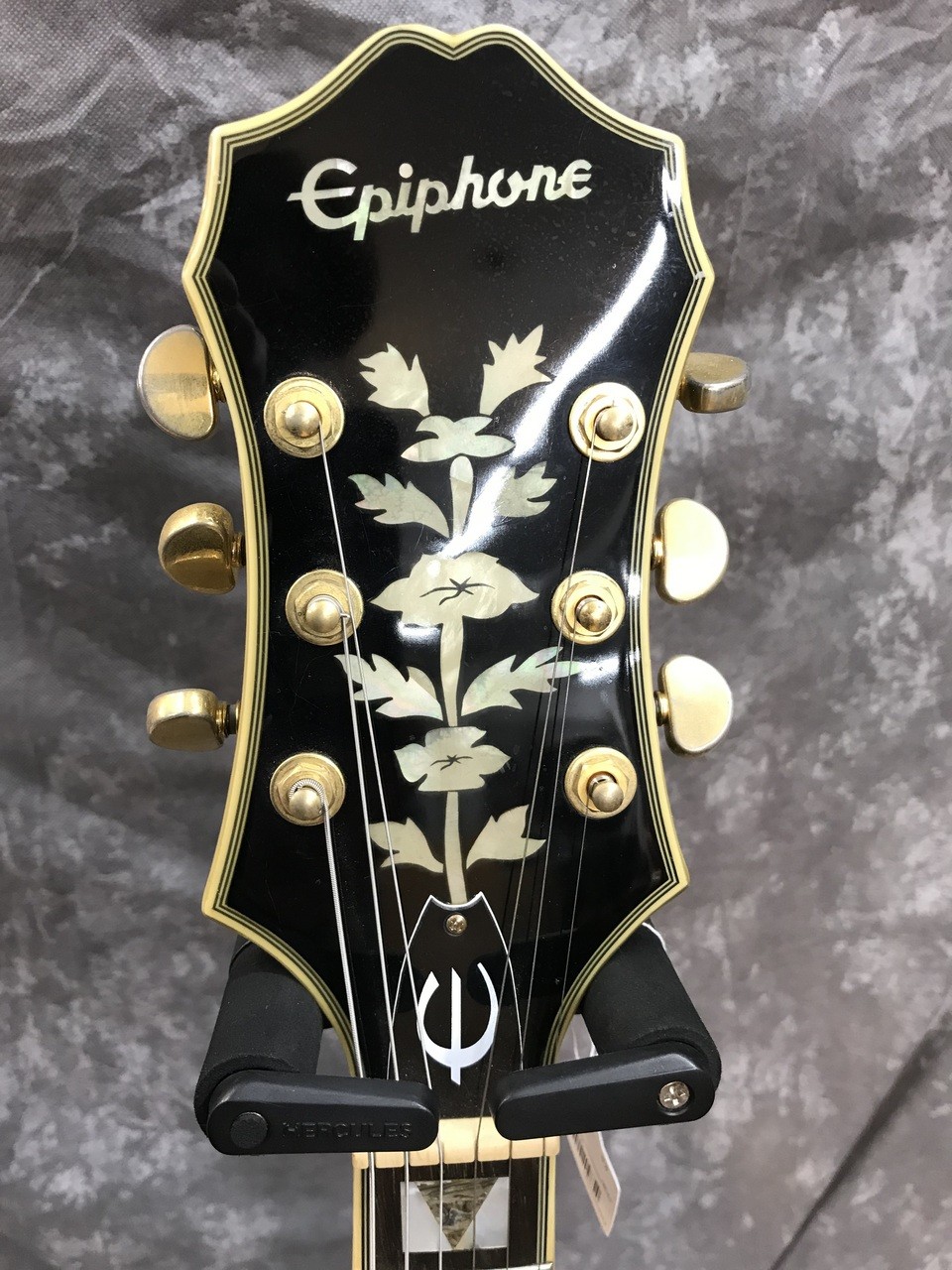 Epiphone Sheraton II Pro Semi-Hollow Coil-Tap Electric Guitar Ebony w/Case