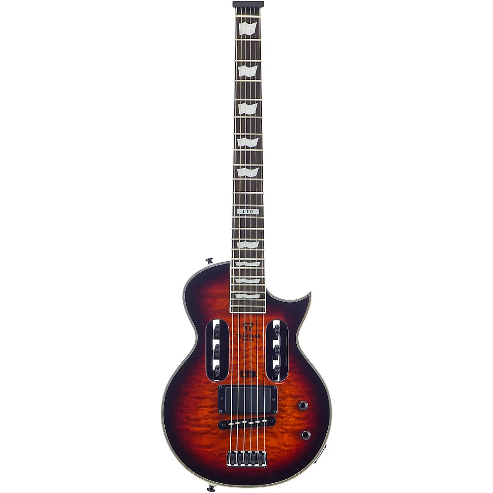 Traveler Guitar LTD EC-1 Deluxe Electric Guitar – Dark Brown Sunburst