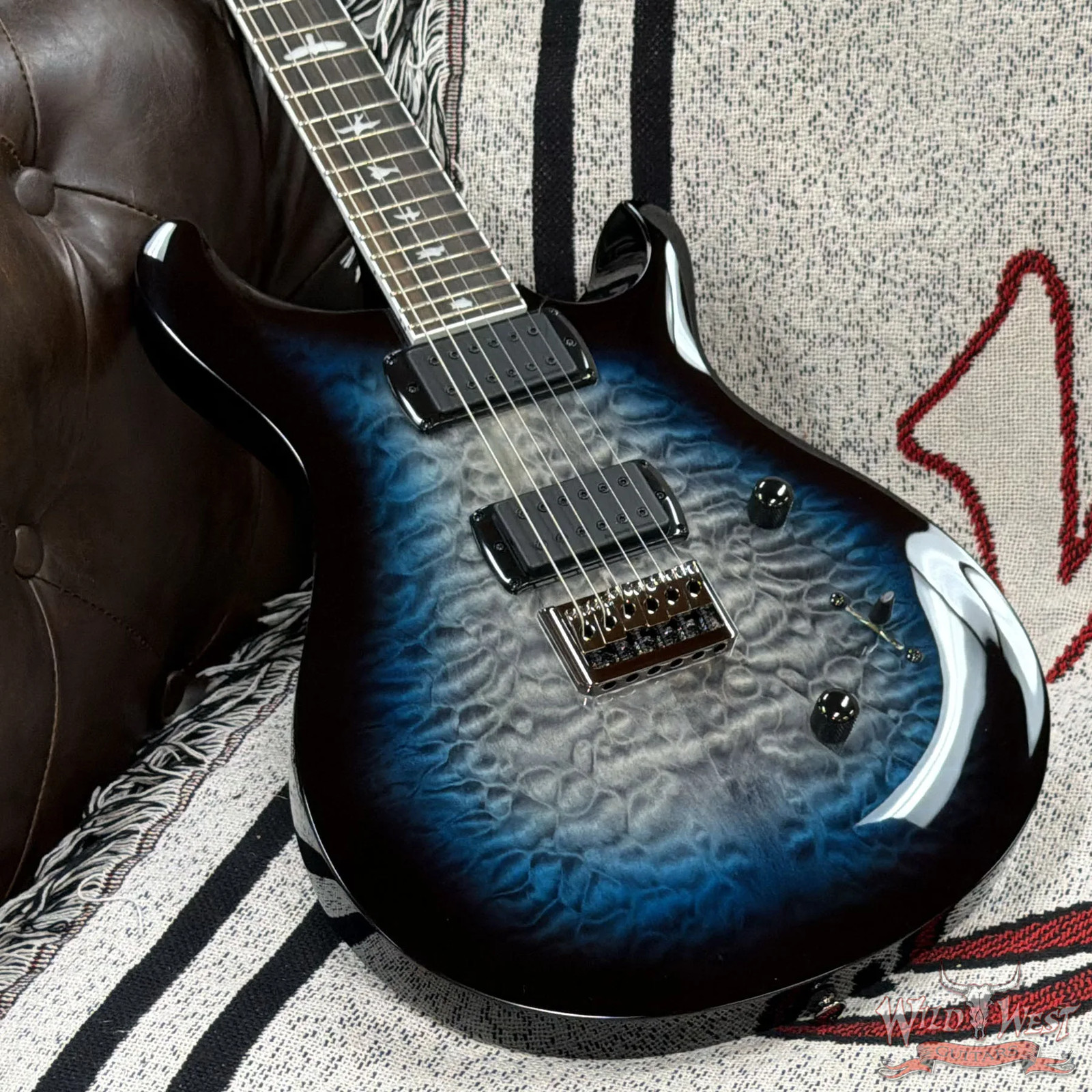 2025 PRS SE Mark Holcomb Signature Model 6-String Holcomb Blue Burst 7.60 lbs
