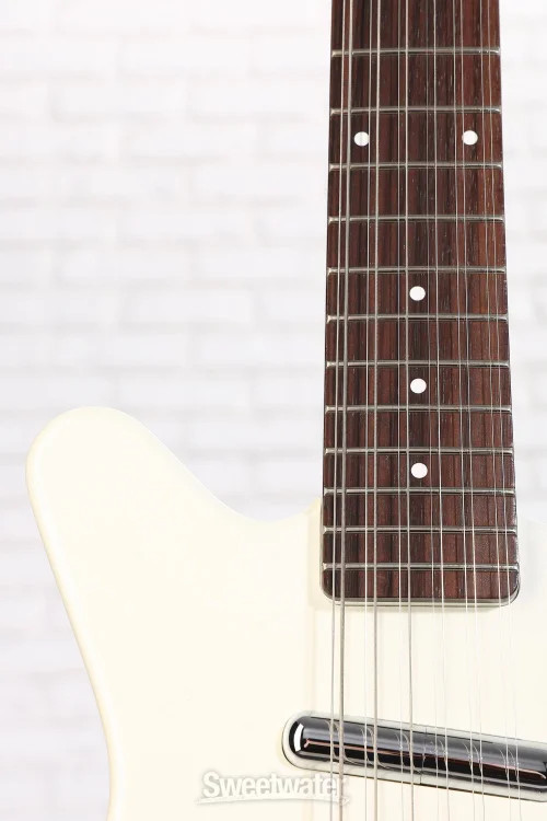 Danelectro Doubleneck Electric Guitar – White Pearl