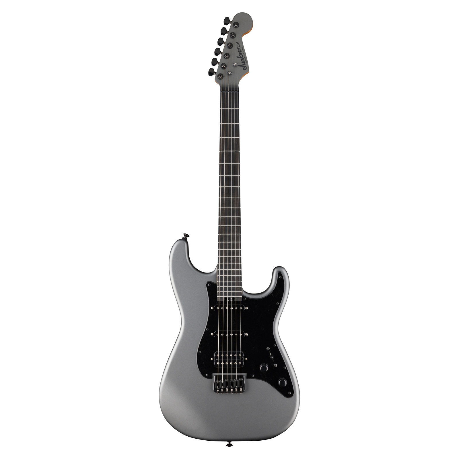 Used Jackson Custom Shop SS HSS HT Electric Guitar – Satin Pewter