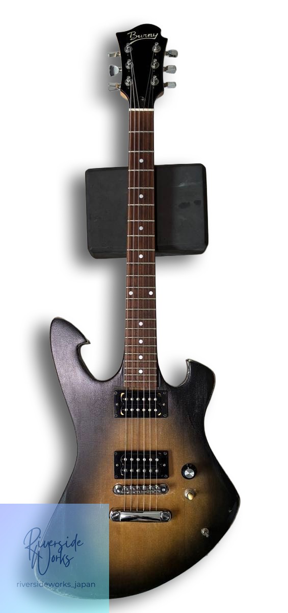 Burny hide Whale Style Unique Shape Electric Guitar Component Only