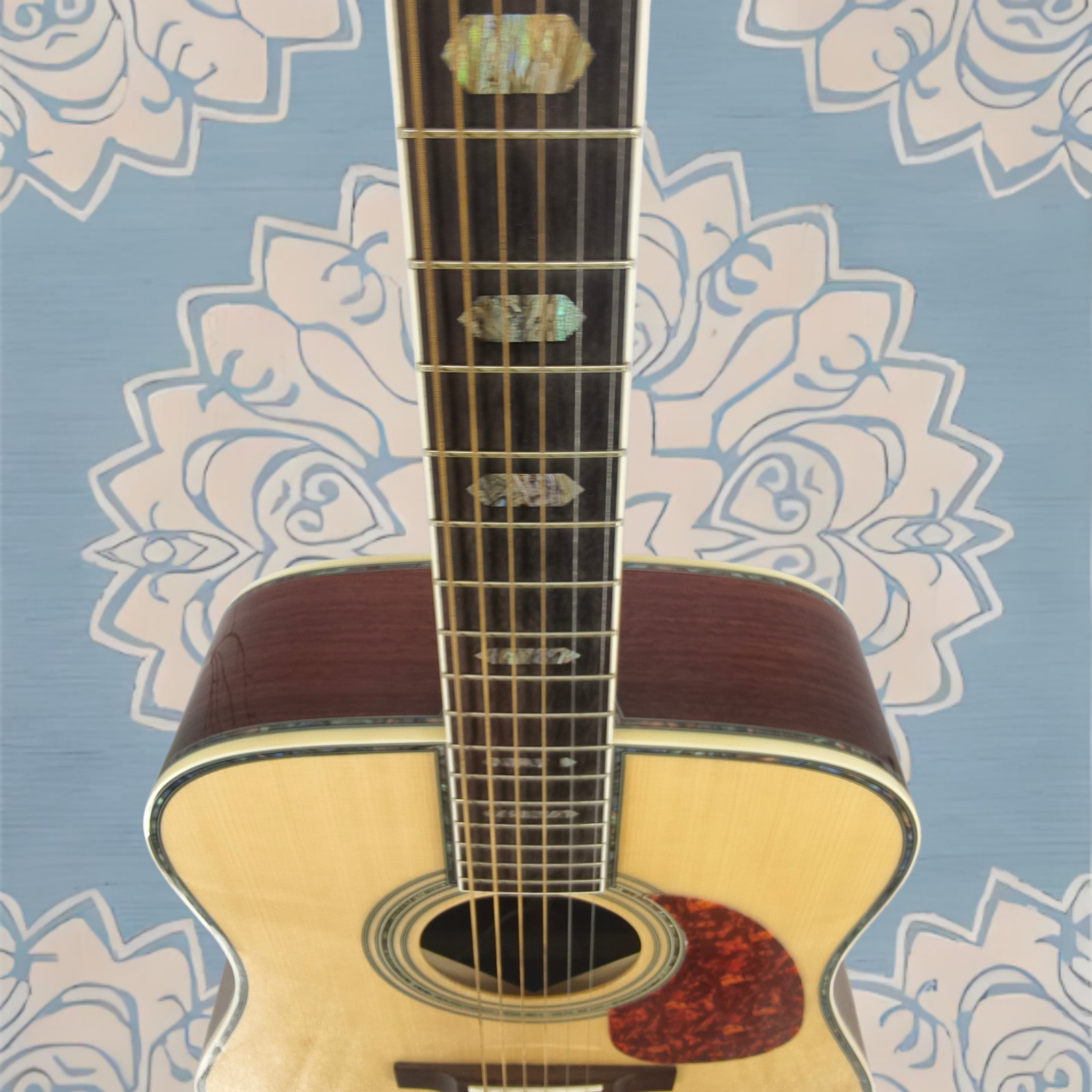 US Ship D-45 Style Dreadnought Acoustic Guitar Solid Spruce Top Rosewood