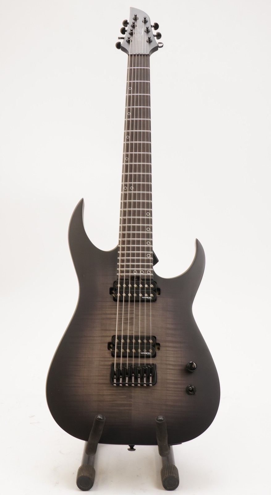 Schecter KM-7 MK-III Keith Merrow Legacy Electric Guitar (Transparent Black Burs