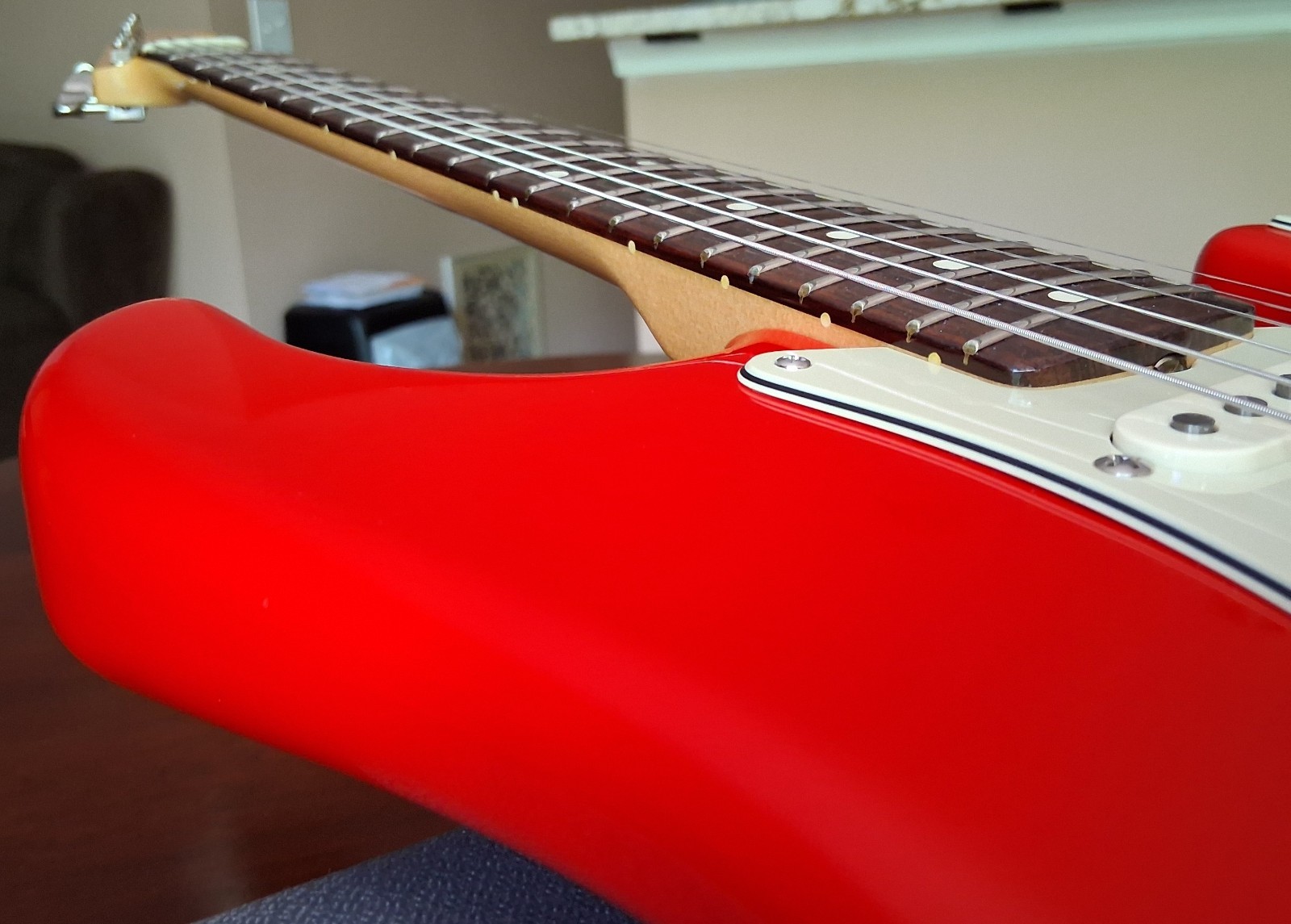 2006 Mark Knopfler Fender Stratocaster – Artist Sig. Series – Hot Rod Red – USED