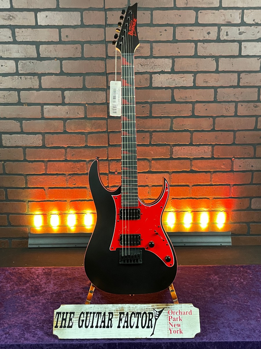 Ibanez GRG131DX-BKF GIO Series Electric Guitar Black Flat