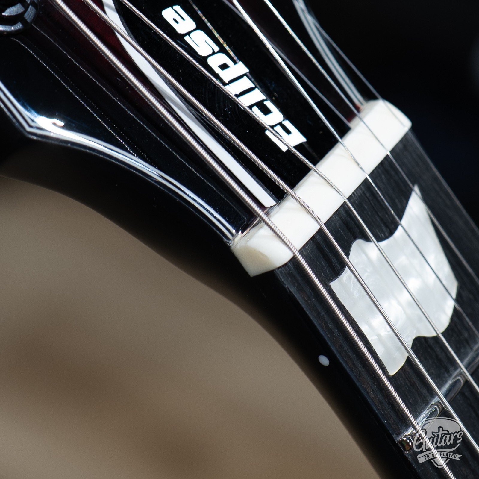 ESP E-II Eclipse Fishman Fluence – See Thru Black Cherry Sunburst (B-stock)