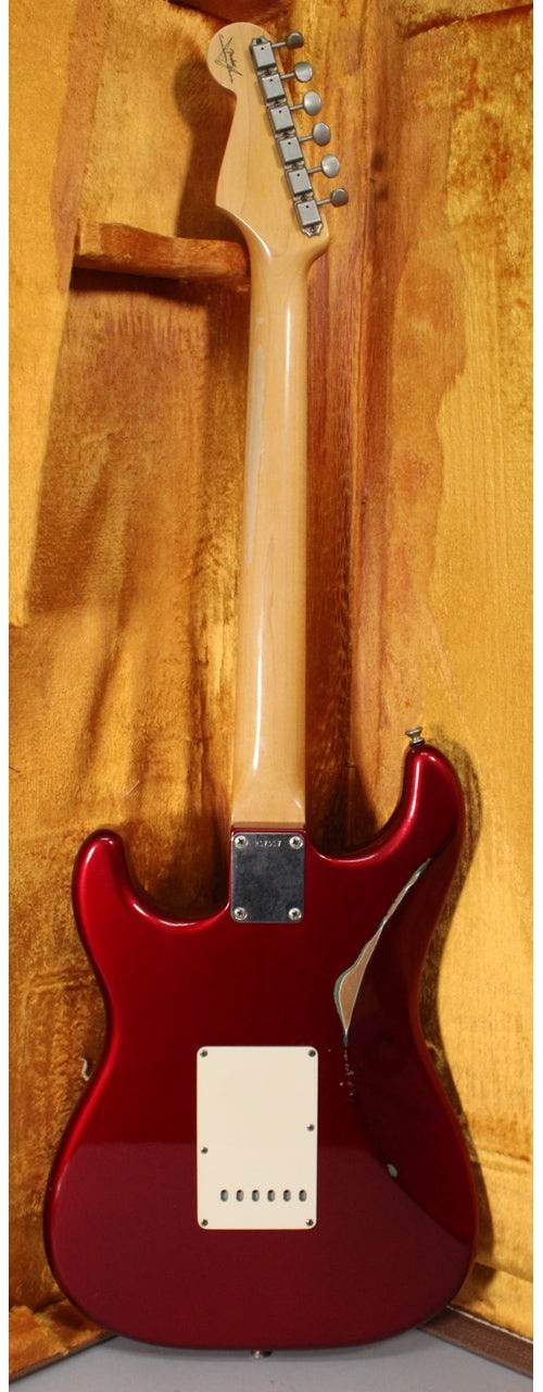 2002 Fender Custom Shop 1960 Stratocaster Candy Apple Red Relic w/OHSC