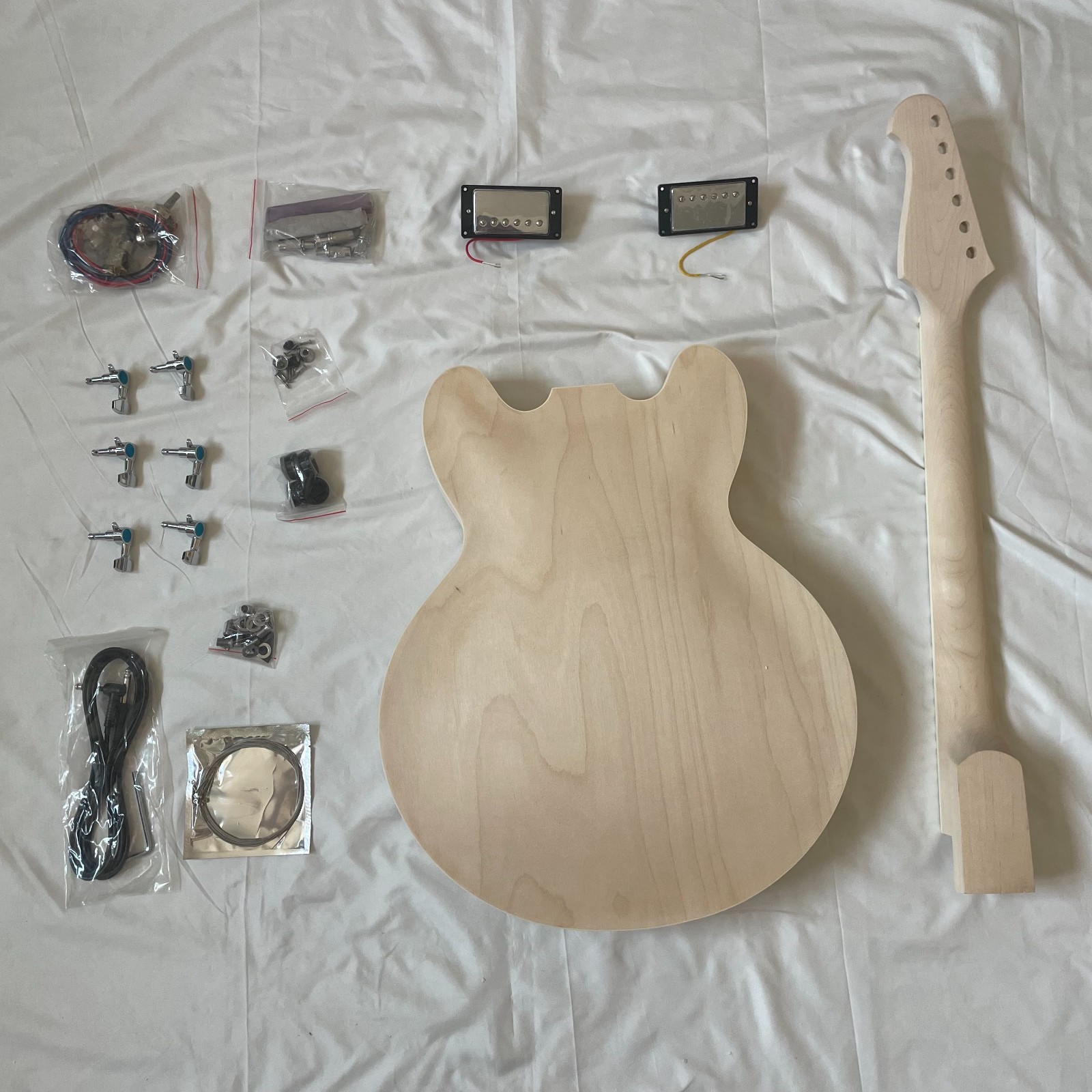 DIY Electric Guitar Kit Mahogany Body&Neck Rosewood Fingerboard
