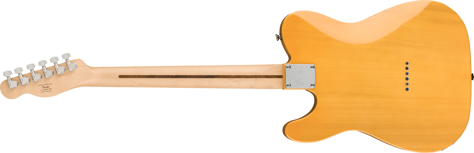 Squier Affinity Series Telecaster Maple Fingerboard Black Pickguard Butterscotch