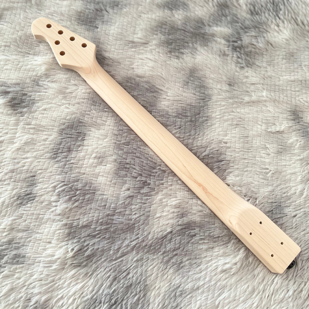 DIY Unfinished Solid Wood Electric Guitar Kit M Canadian Maple Neck CR Part Full