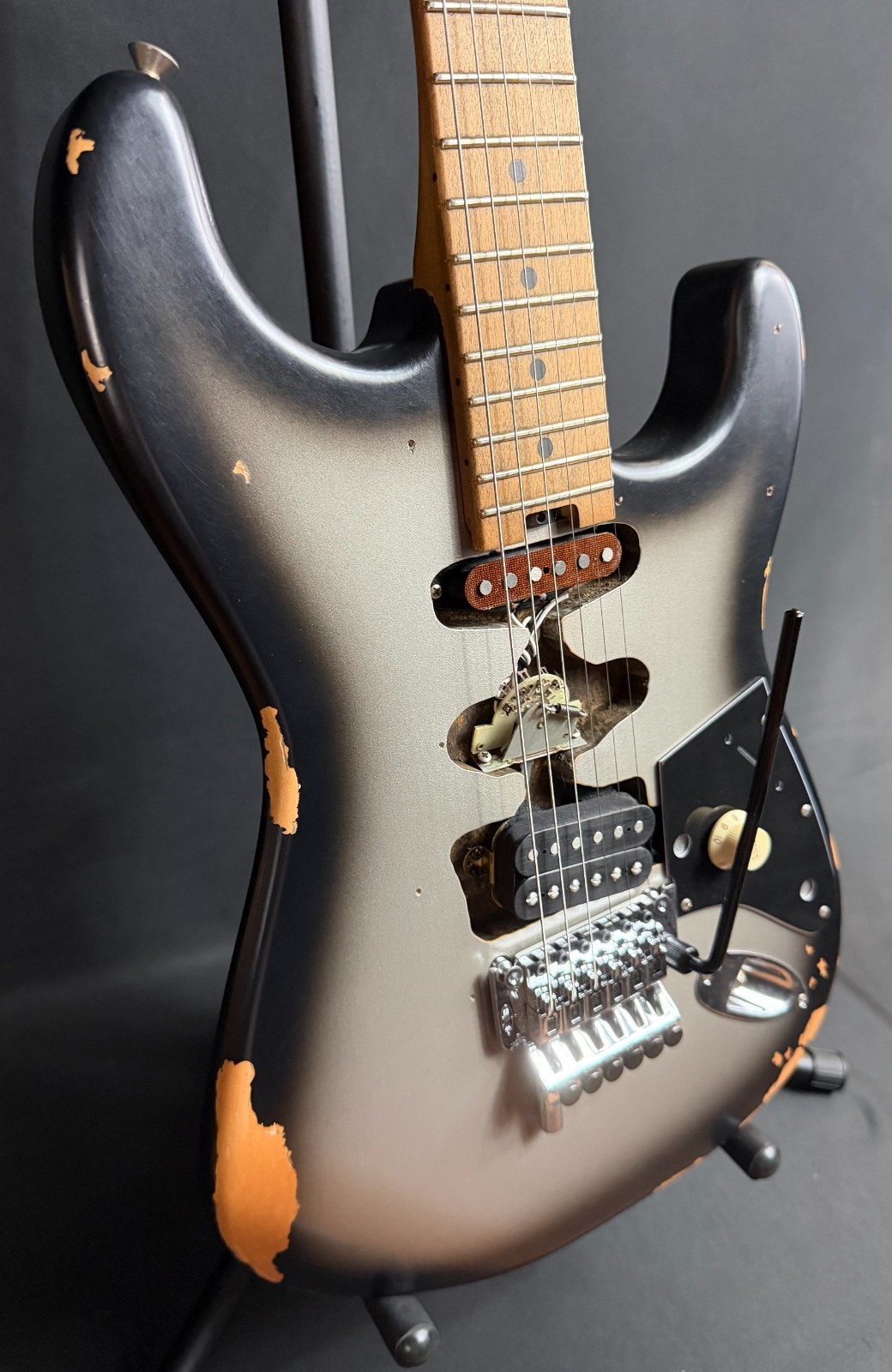 EVH Frankenstein Relic Series Frankie Electric Guitar Relic Silverburst w/ Bag