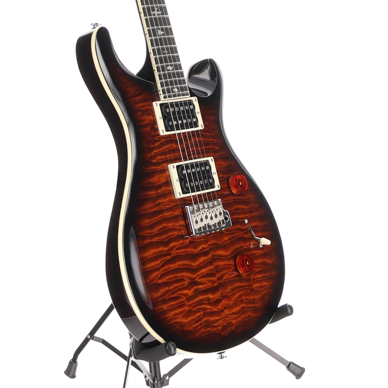 PRS SE Custom 24 Quilt Top – Black Gold (V2) (22272)