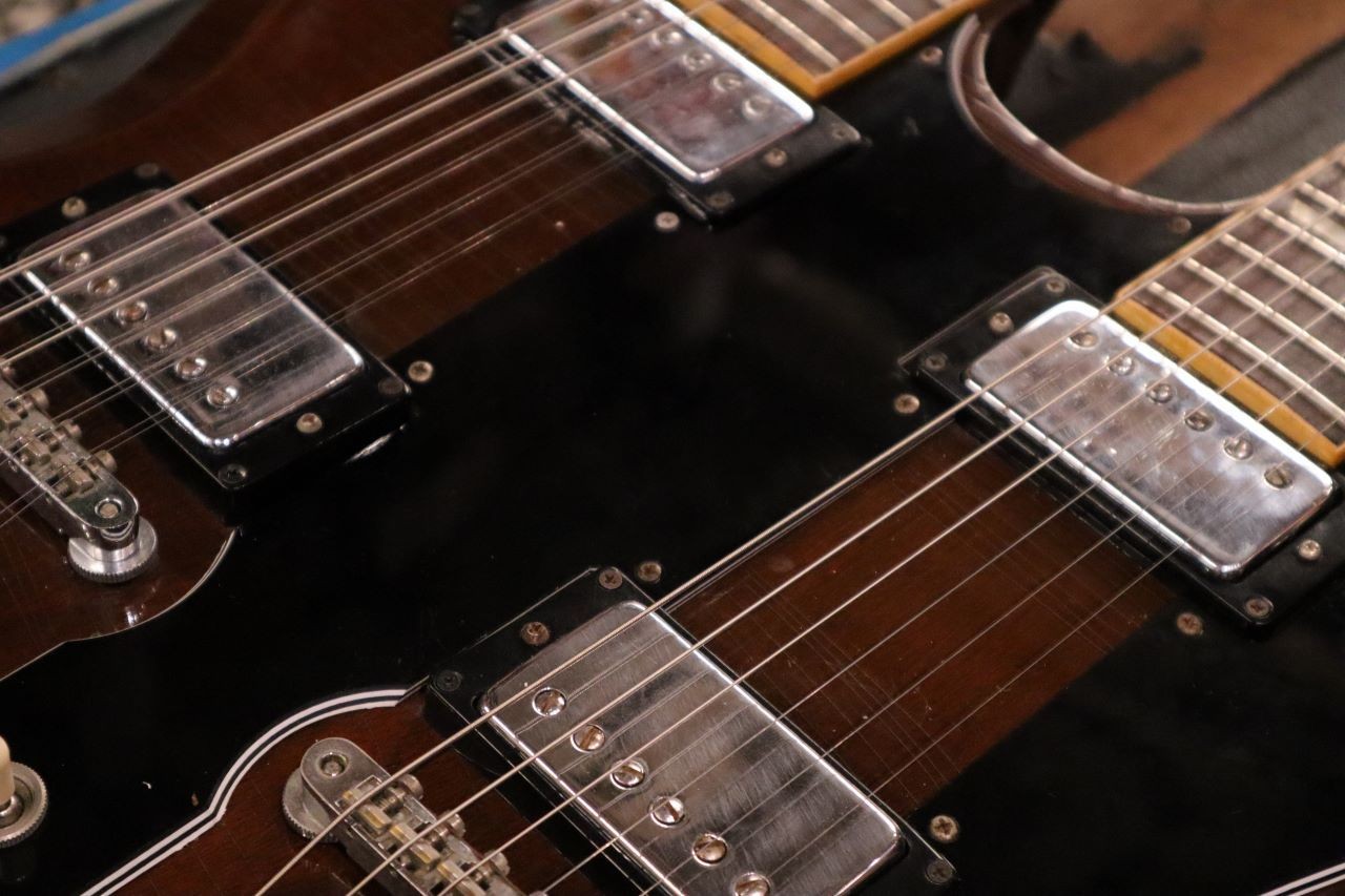 Gibson EDS-1275 Double Neck MID 70S MOD ~walnut~ Used Electric Guitar 1970