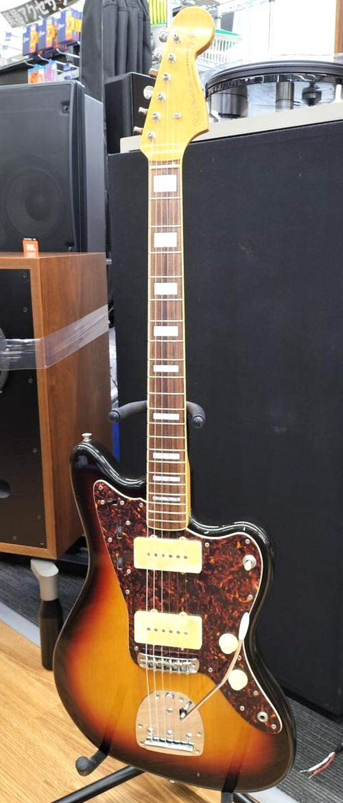 Fender Japan Jazzmaster Guitar JM66B 3-Tone Sunburst Block Inlay