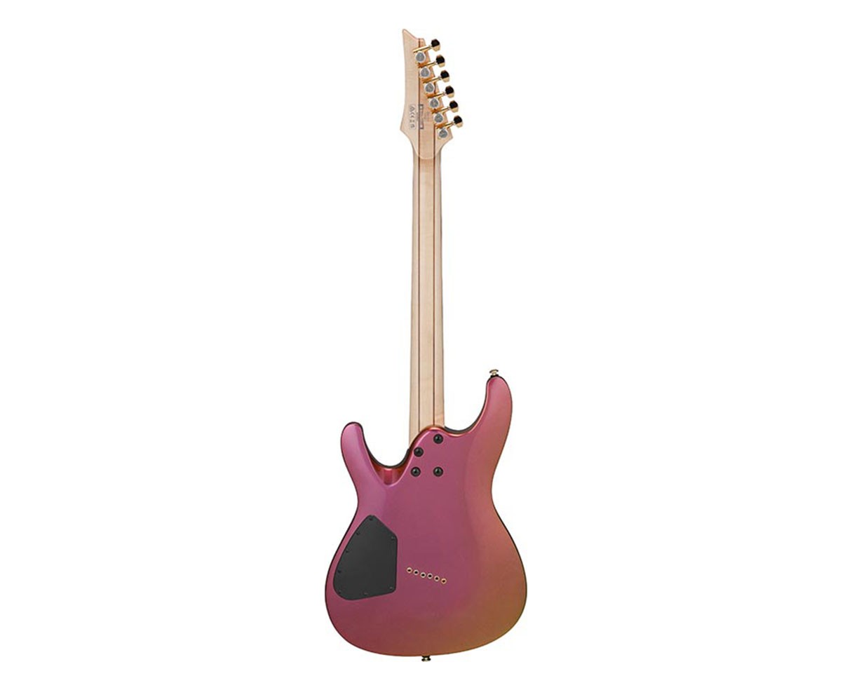 Ibanez SML721RGC S Axe Design Lab Multi-Scale Guitar – Rose Gold Chameleon