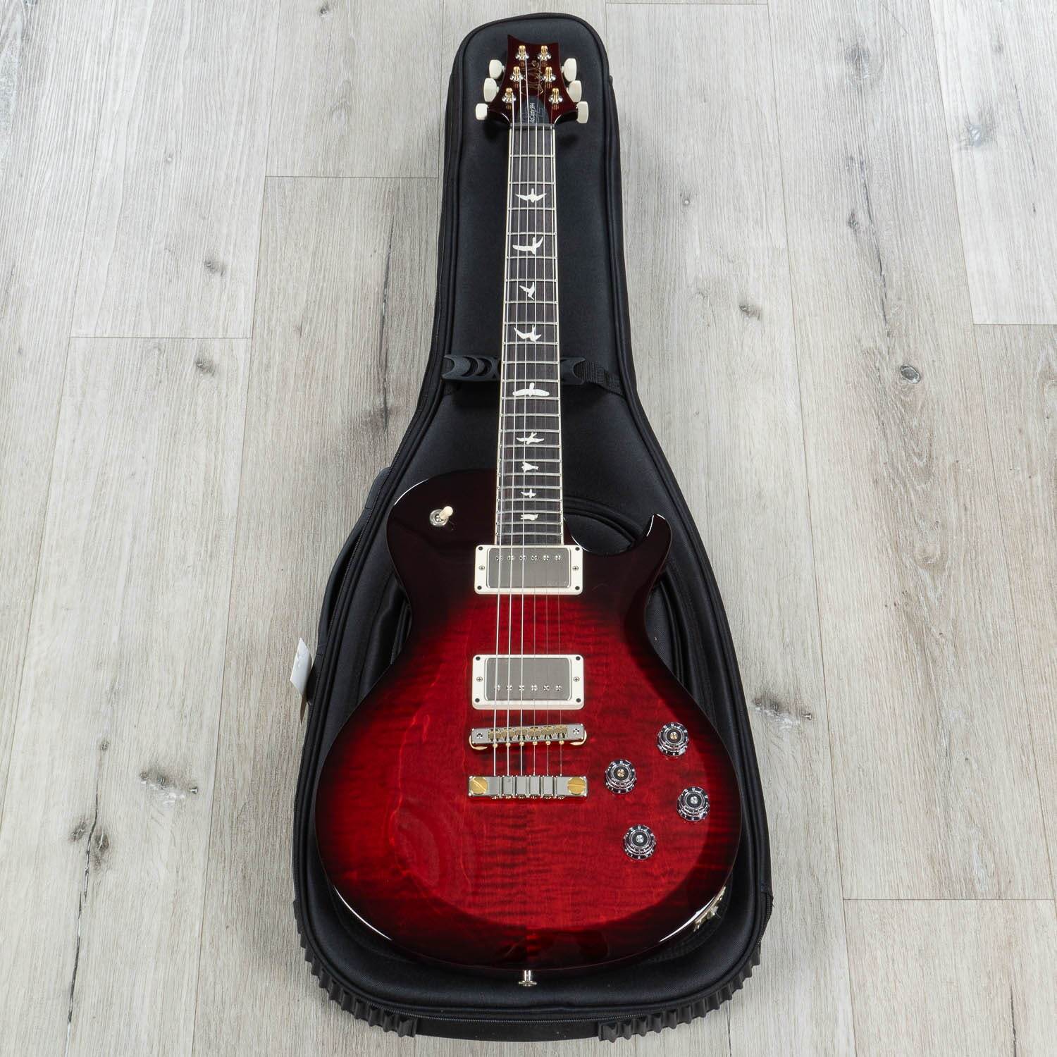 PRS Paul Reed Smith S2 McCarty 594 Singlecut Guitar, USA Pickups, Fire Red Burst