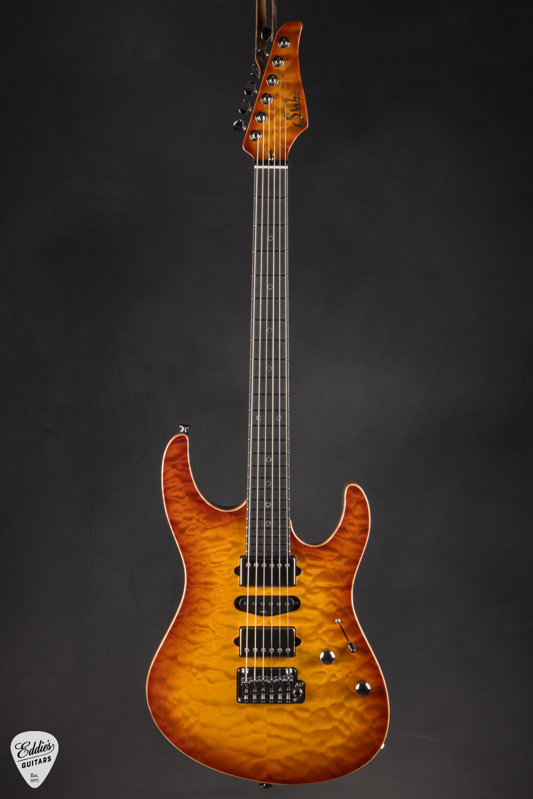 Suhr Modern Quilt Maple & Black Limba – Honey Burst