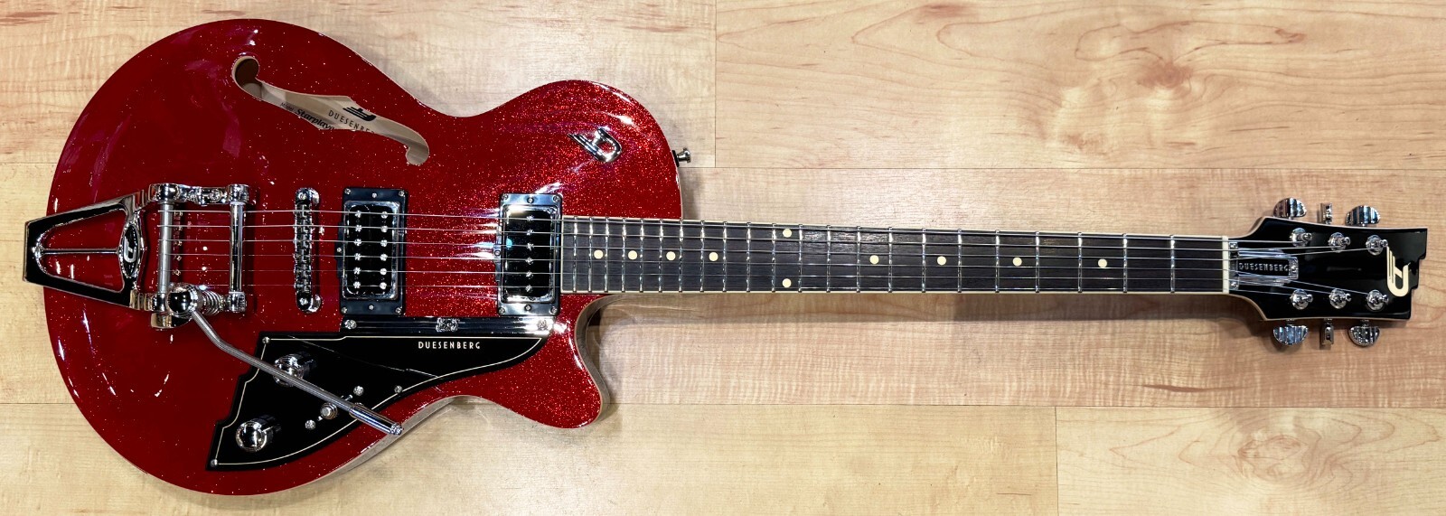 Duesenberg Starplayer TV Semi-Hollow Electric Guitar Red Sparkle