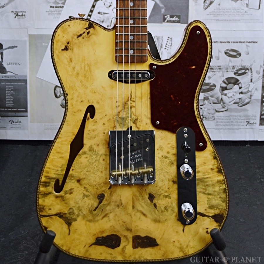 Fender Custom Shop ~artisan Series~ Buckeye Burl Double Esquire Thinline [AUTH]