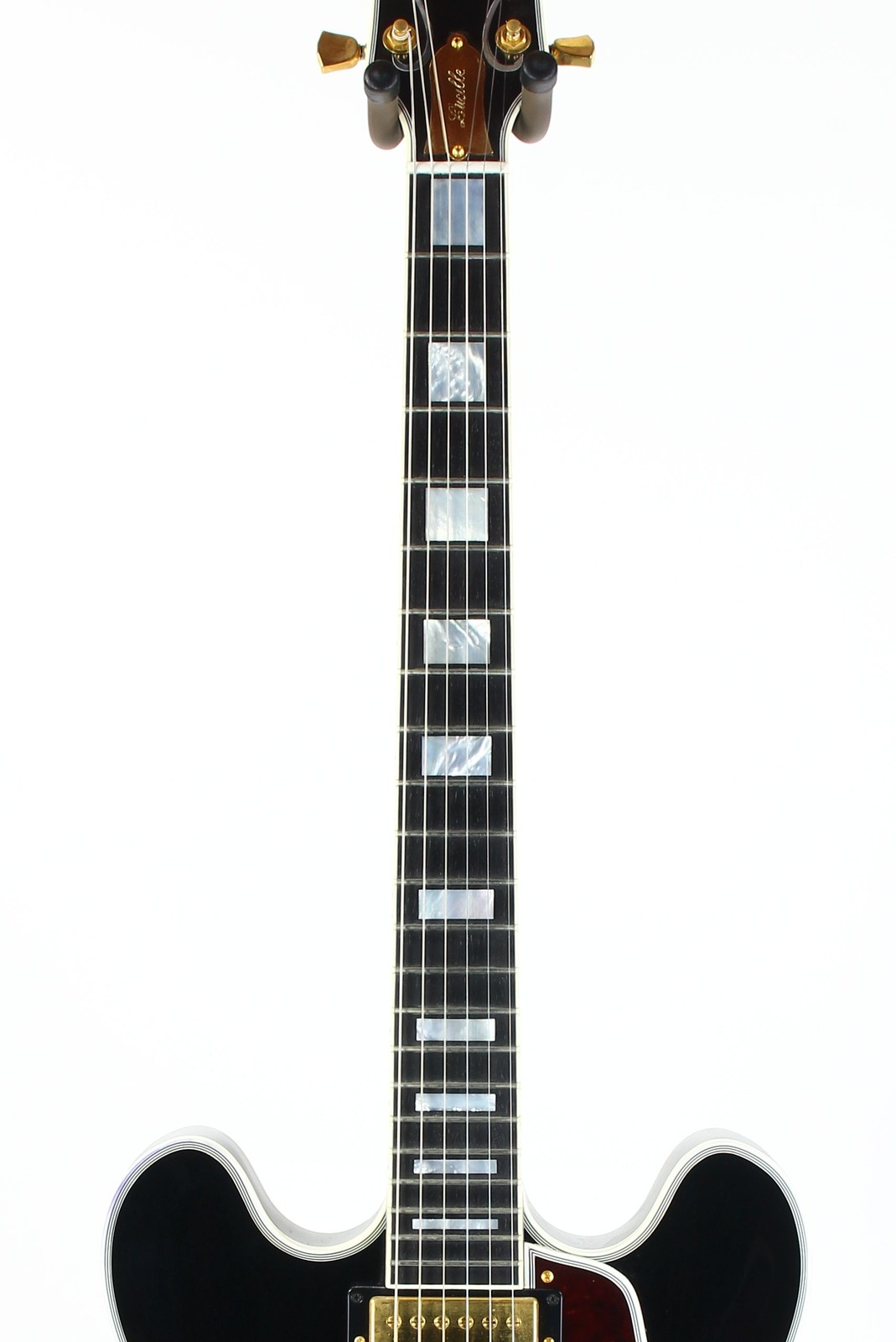 2011 Gibson Custom BB King Lucille Black | Ornate Crown Headstock Inlay ES 355