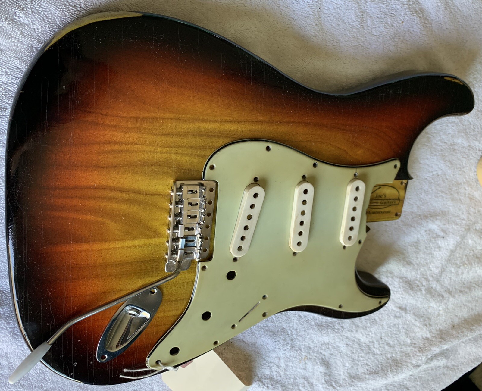 ST BODY RELIC 1960’s style Lacquer 3 Tone SUNBURST ORDER YOURS TODAY JVGuitars