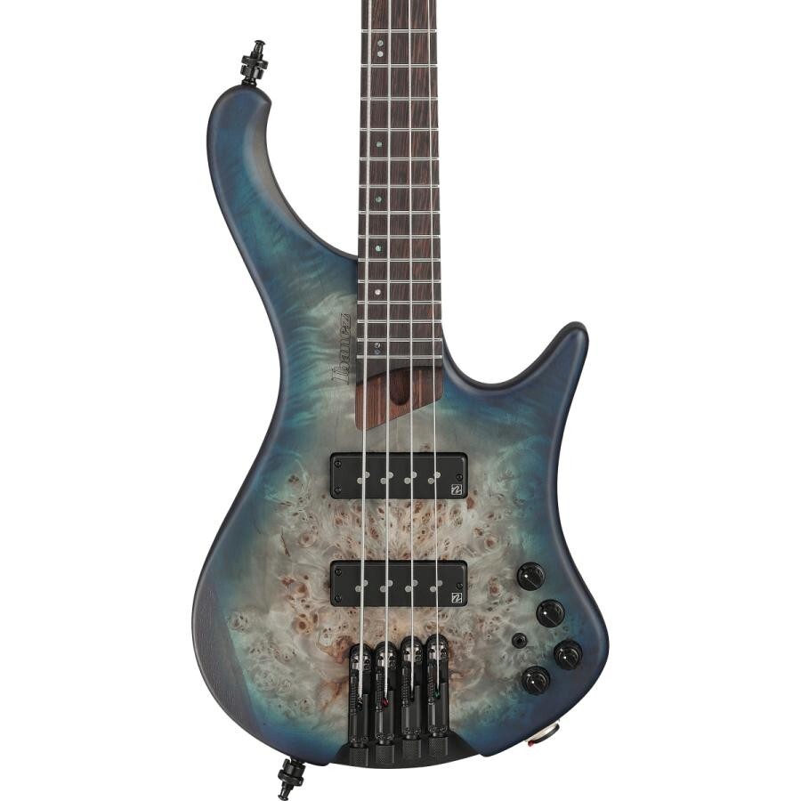 Ibanez EHB1500 CTF Headless Base SPOT Model Cosmic Blue Starburst Flat