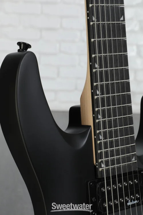 Jackson JS22-7 Dinky 7-string Electric Guitar – Satin Black