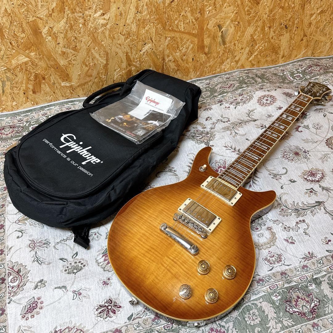 Epiphone Les Paul DC PRO Coil Tap 24.75″ Mahogany Flame Maple Veneer