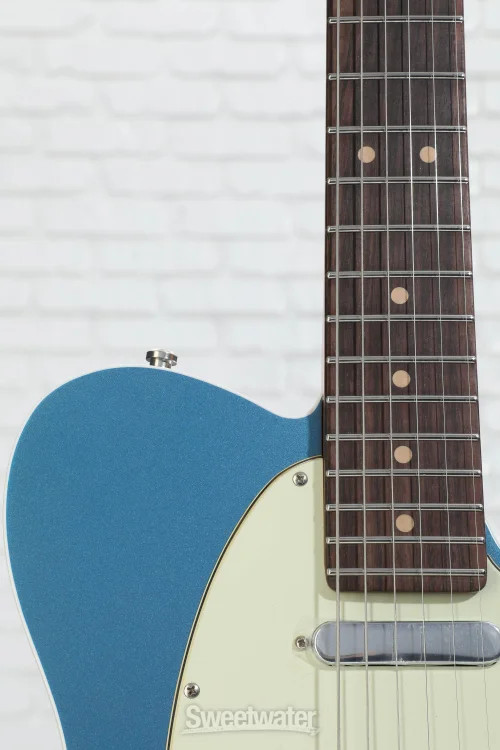 Fender American Ultra Luxe Vintage ’60s Telecaster Custom Electric Guitar – Lake