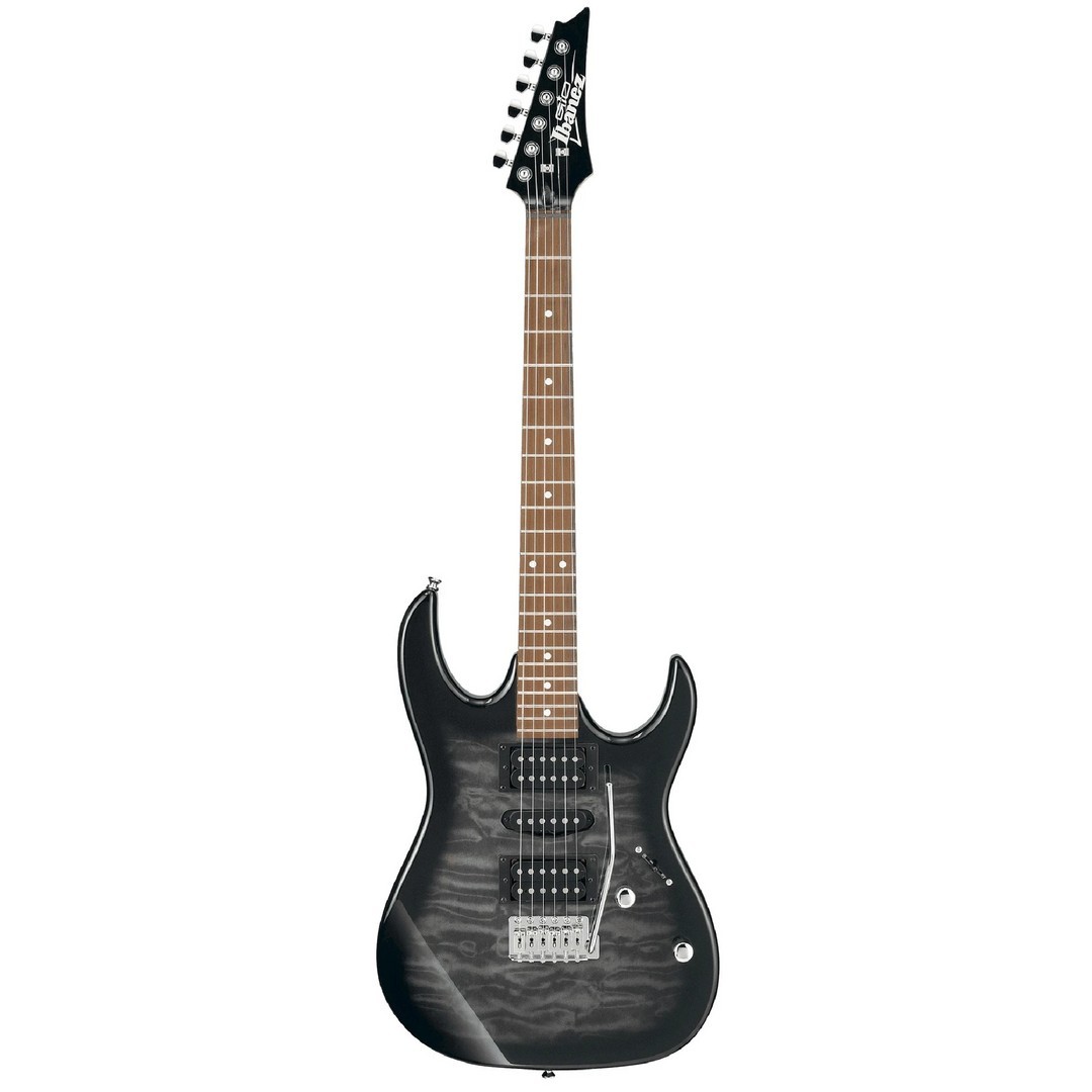 Ibanez GRX70QA RG Gio Electric Guitar – Transparent Black Sunburst