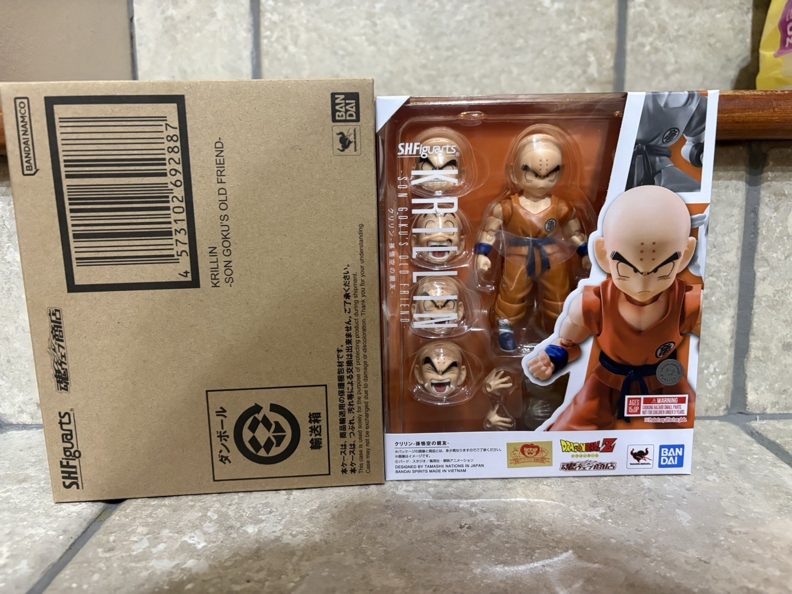 JP VER -No Import Fee -Bandai S.H.Figuarts Krillin -SON GOKU’S OLD FRIEND