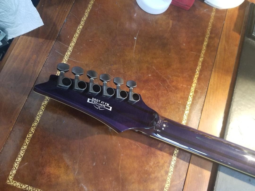 Ibanez SRGT 47 FM 2003 thru-neck spot model passive 24F Used