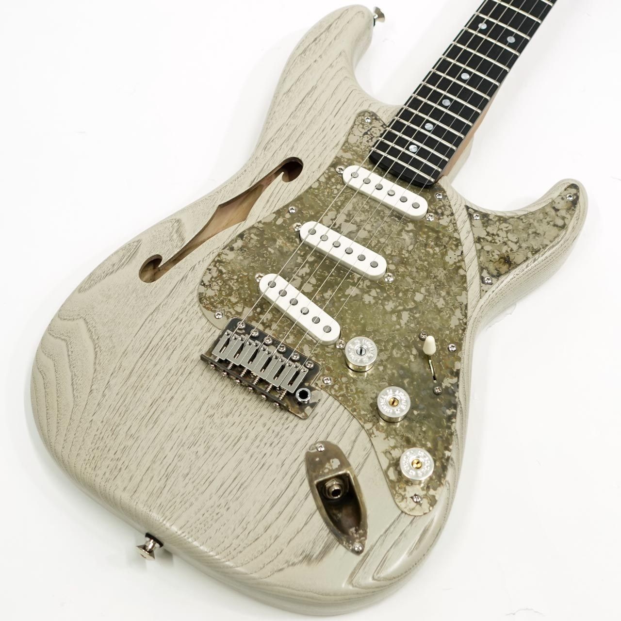 Paoletti Alfa Lounge SSS Electric Guitar with Vintage Wine Barrel Body Used