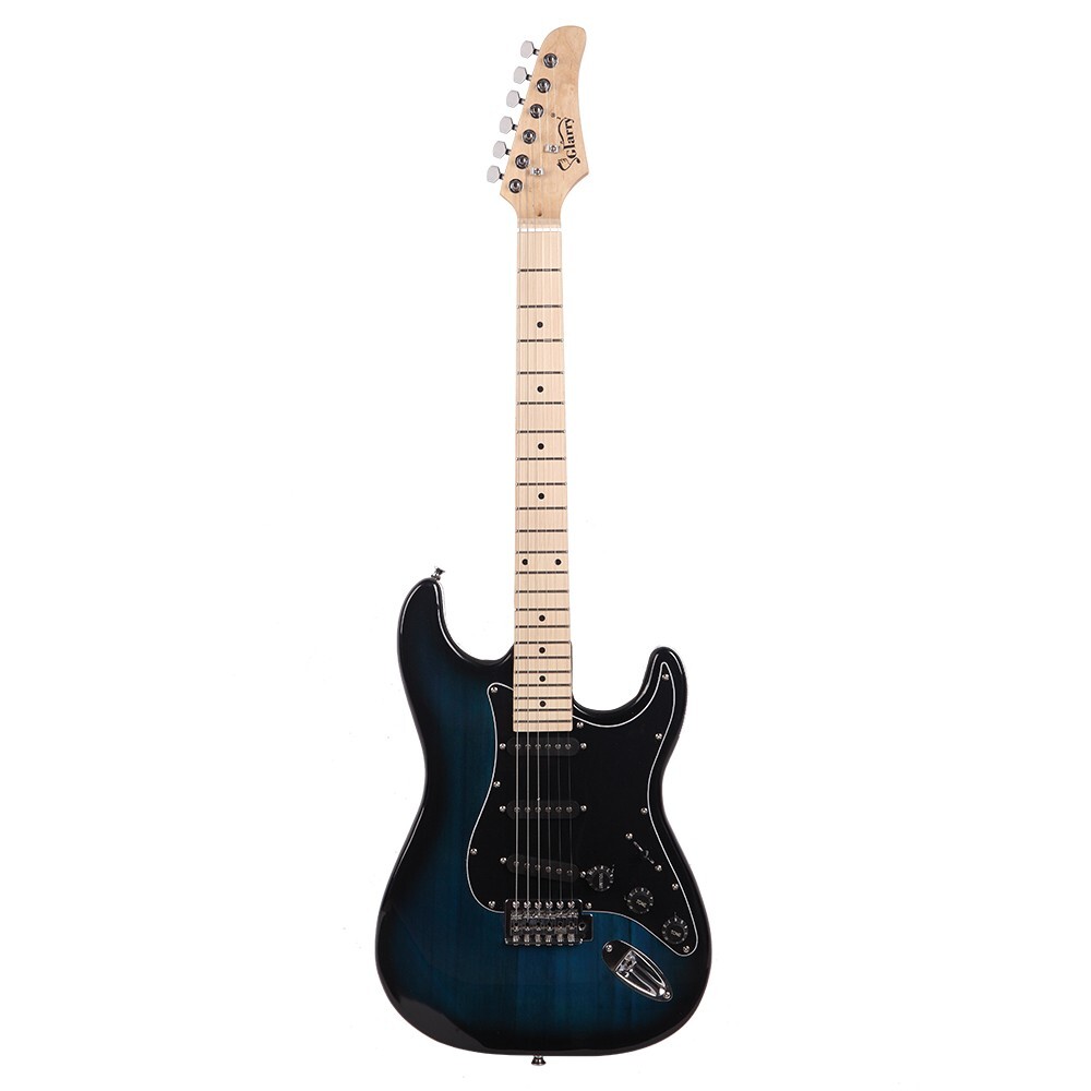 US GST Stylish Navy Blue Electric Guitar 6 String w/Gig Bag Cable Strap Speaker