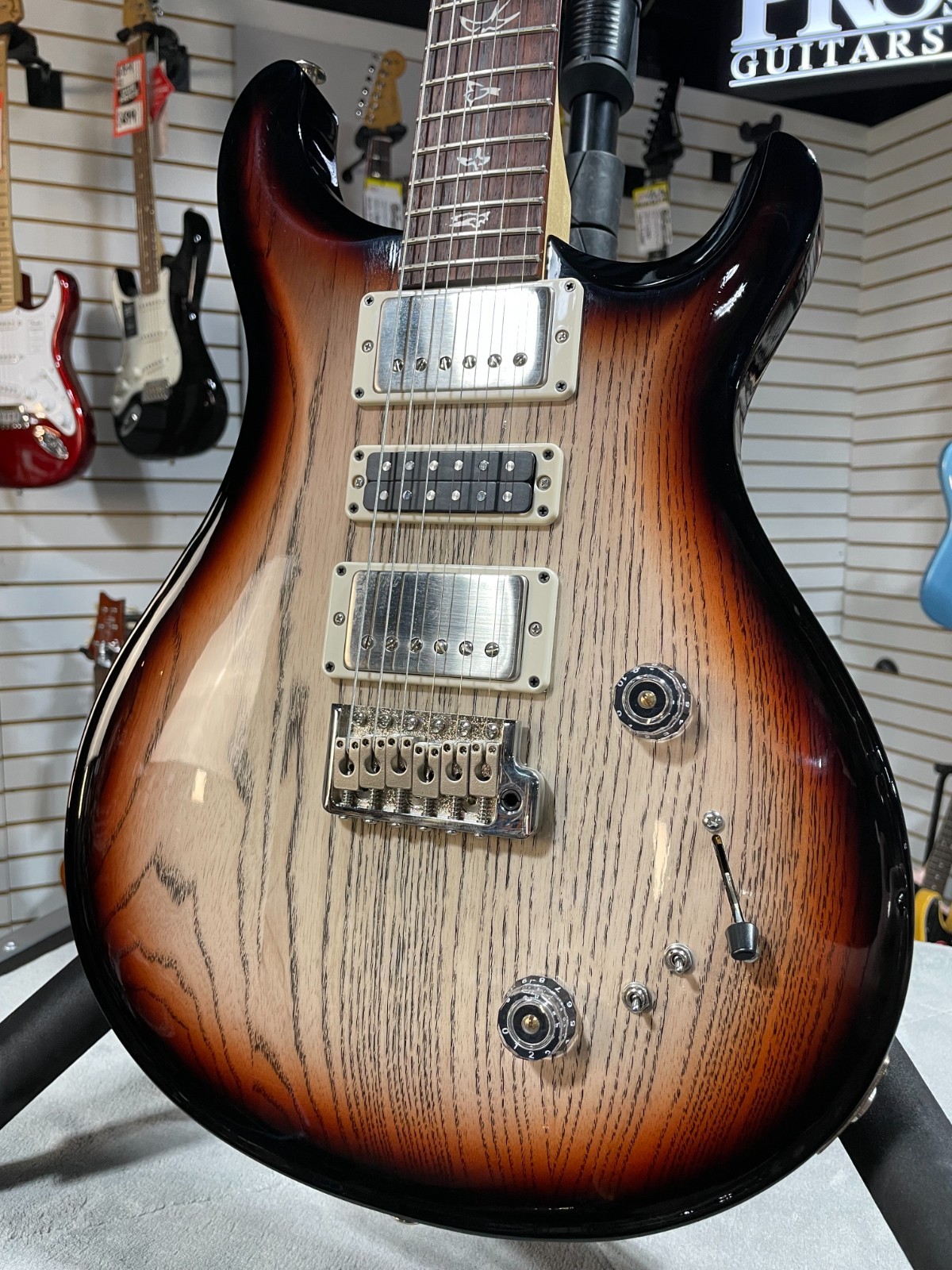 PRS Swamp Ash Special Electric Guitar -Jasper Smokeburst w/Gig Bag & PLEK*D #321