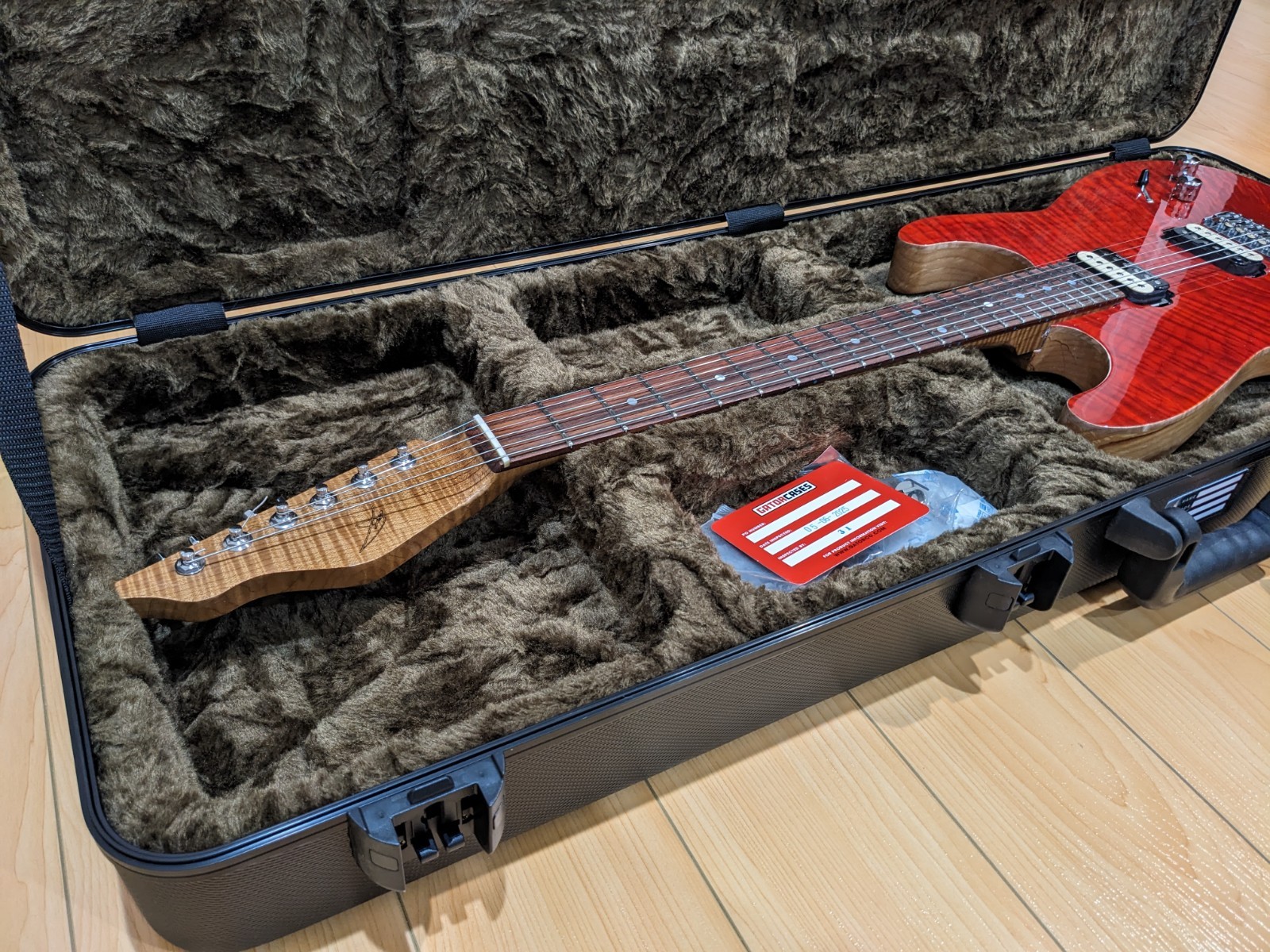 Nicholas Guitars Custom Strat – Seymour Duncan ’78 Humbuckers – Roasted Maple