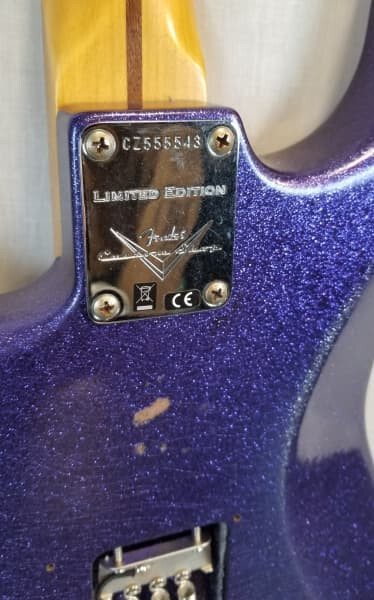 Fender Custom Shop Limited Edition Poblano II Strat Relic, Purple Sparkle, w/HSC