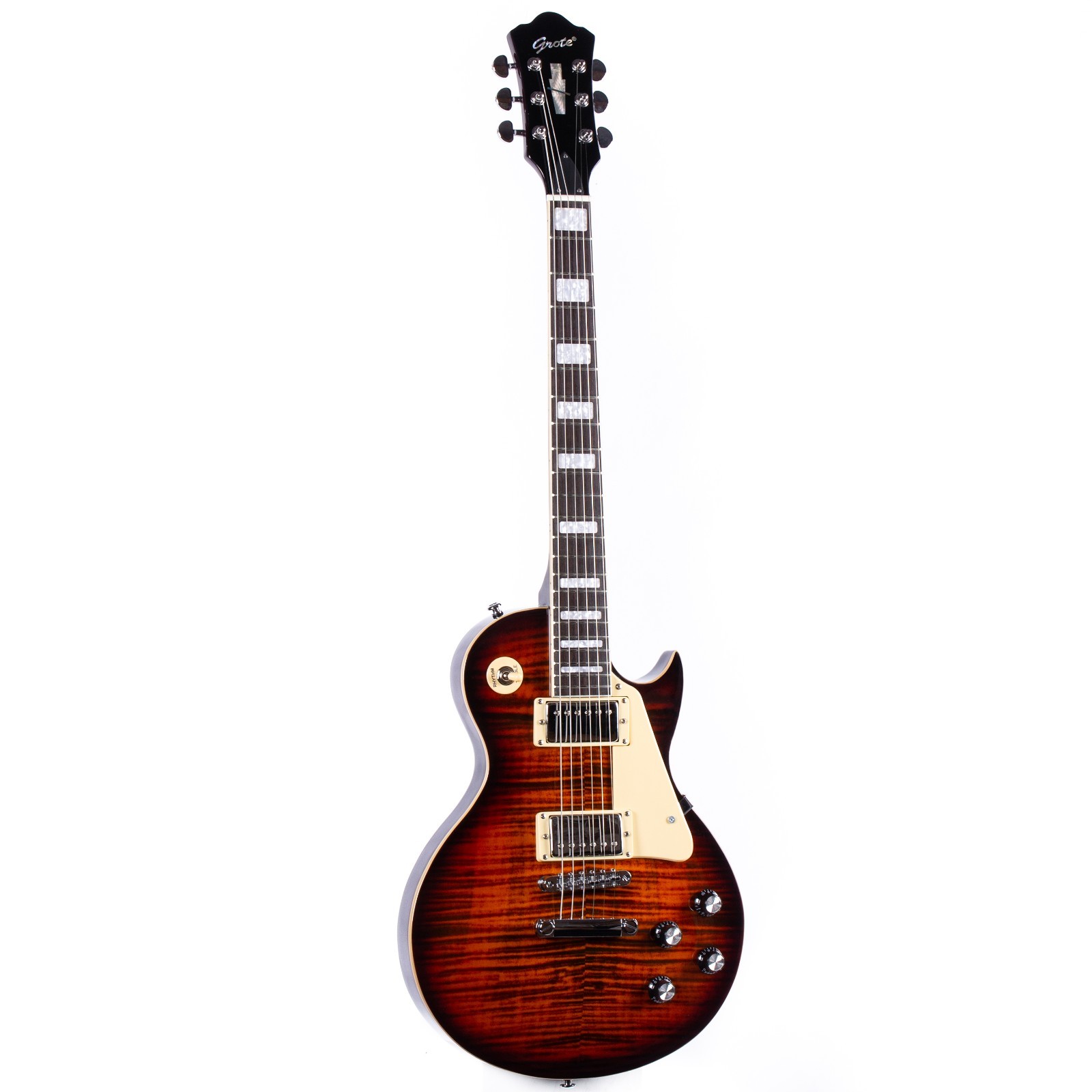 GROTE Guitar Solid Body Electric Guitar with Gigbag LPYS-006 (VS)