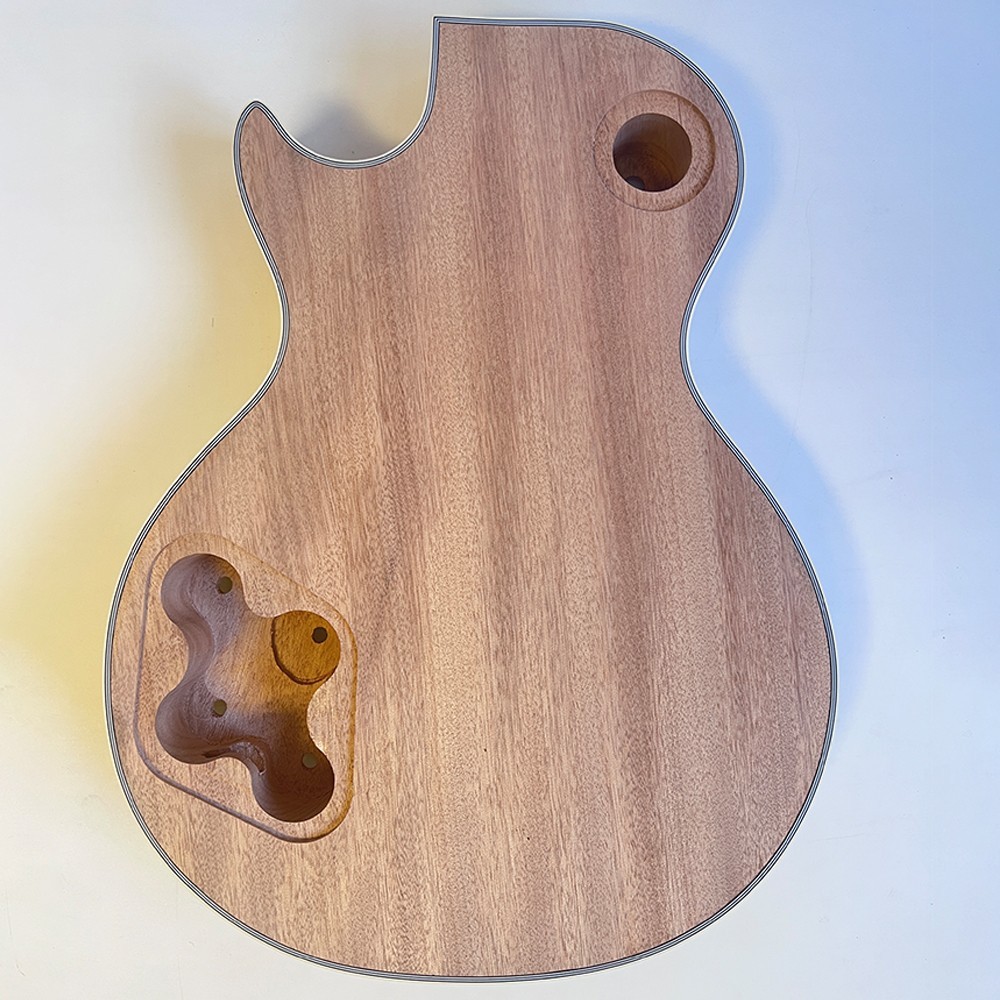 Unfinished DIY Electric Guitar Kits GD Archtop Binding Flame Maple Top FREE SHIP