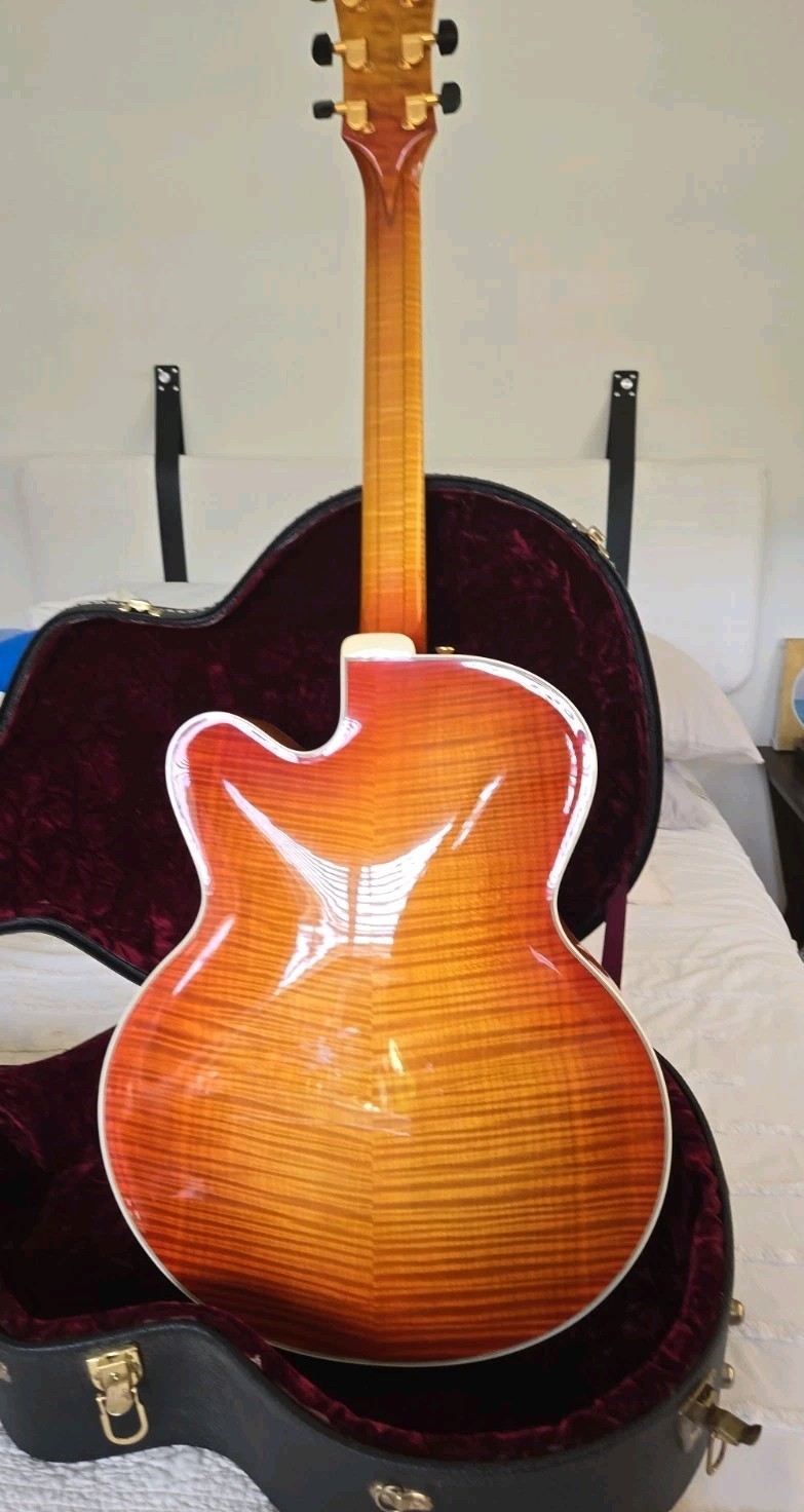Rare Nelson Palen Handcrafted Jazz Archtop Guitar 2004 Serial 33 TKL Case