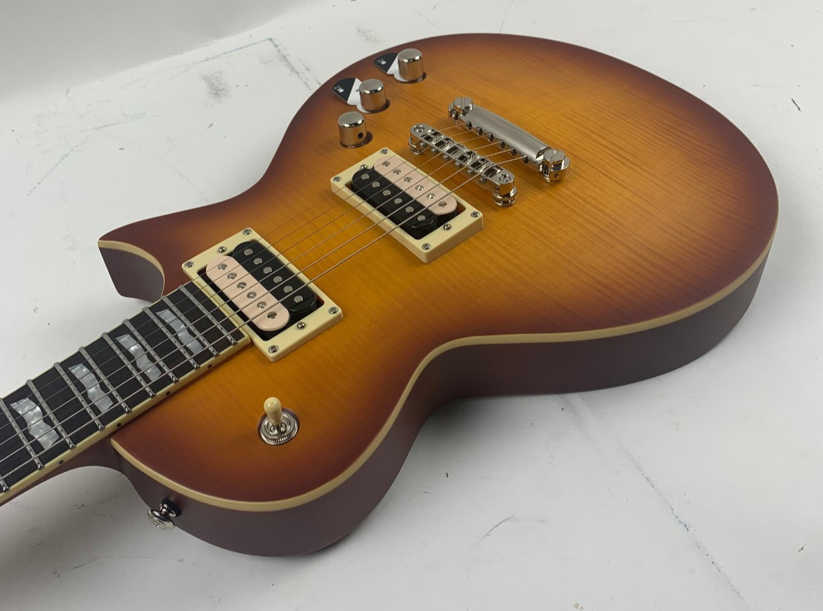 ESP LTD EC-1000T Fluence Honey Burst Satin FM Electric Guitar + Free Gig Bag