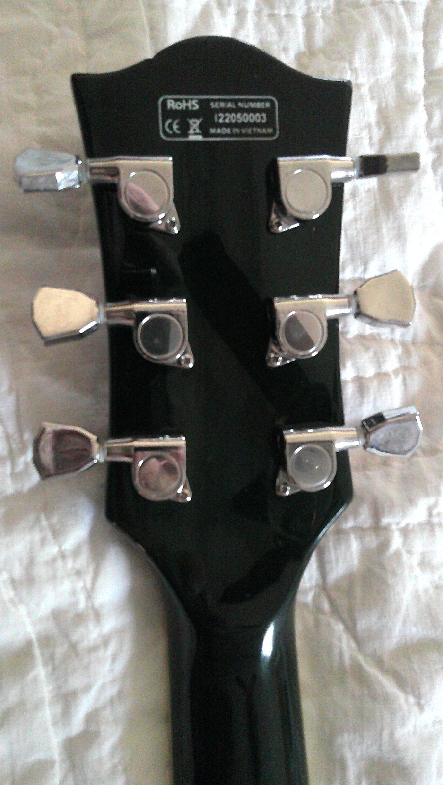 BEAUTIFUL “IYV” LES PAUL COPY/STYLE EMERALD GREEN GUITAR SUPER WELL MADE
