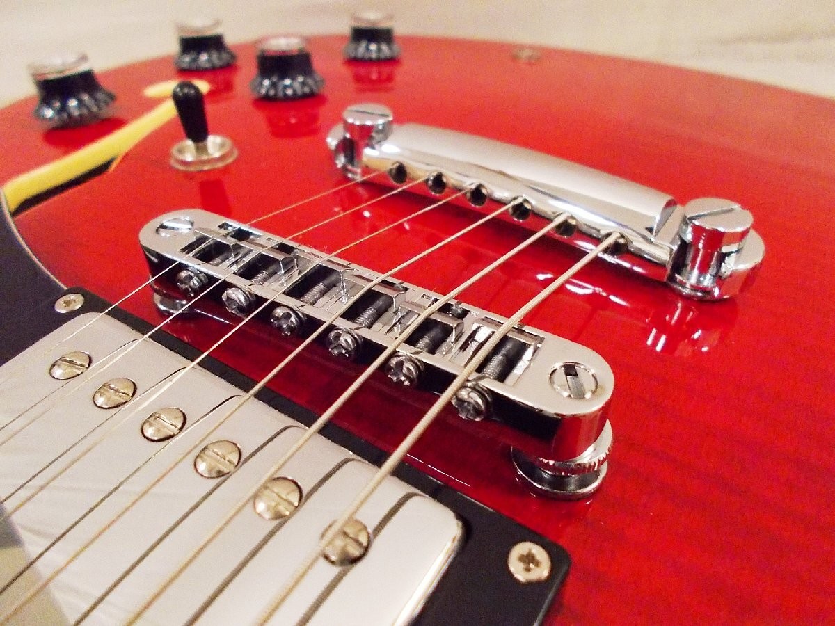 Semi-Acoustic Electric Guitar Sire Larry Carlton H7 STR Red 2N25770483