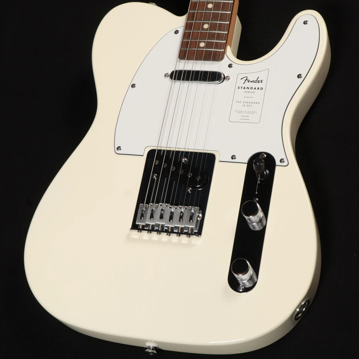 Fender/Standard Telecaster White Olympic White Electric Guitar with Gig Bag