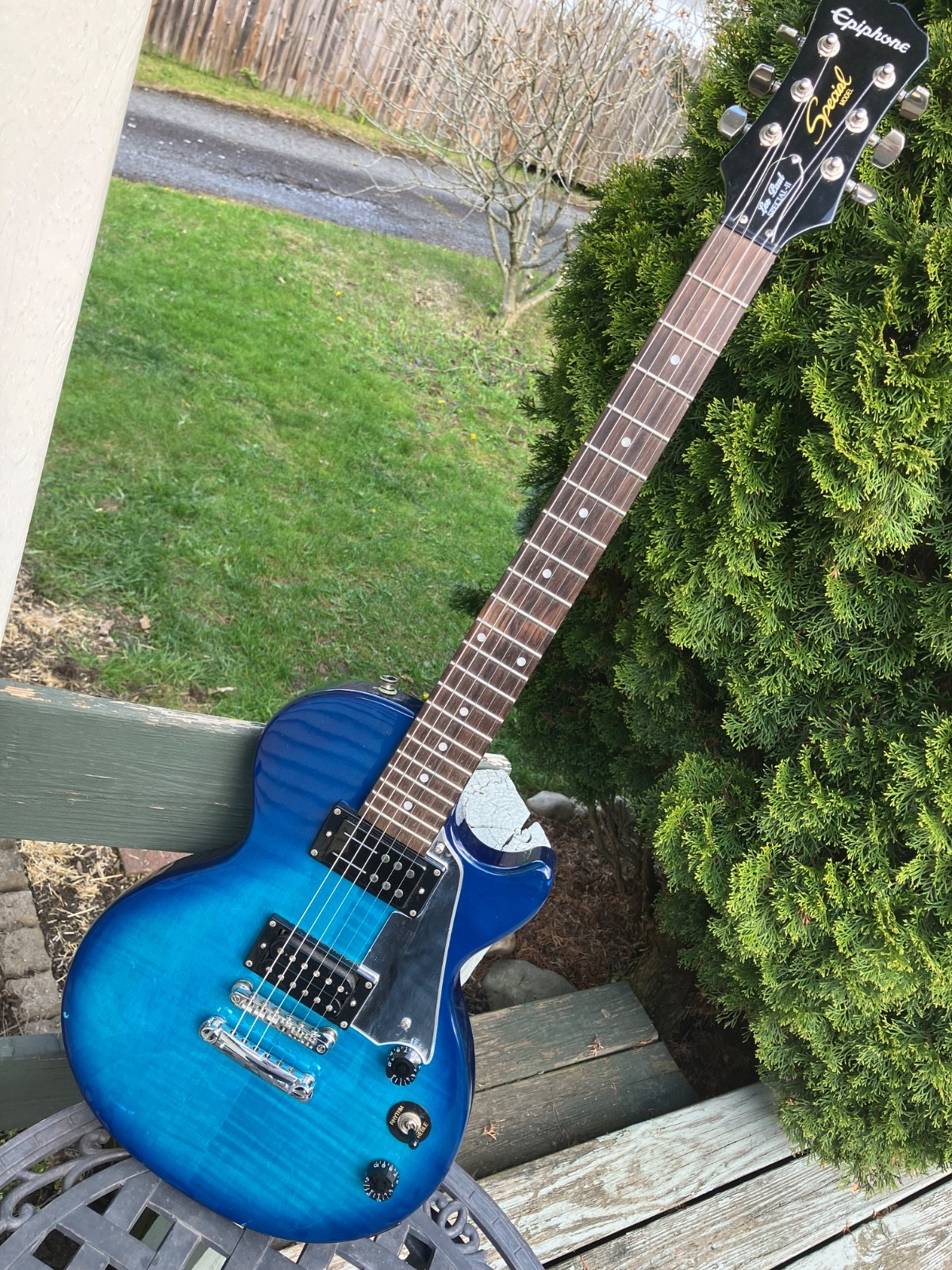 Epiphone Les Paul Special II Limited Edition Blue Locking Tuners Railhammer PU