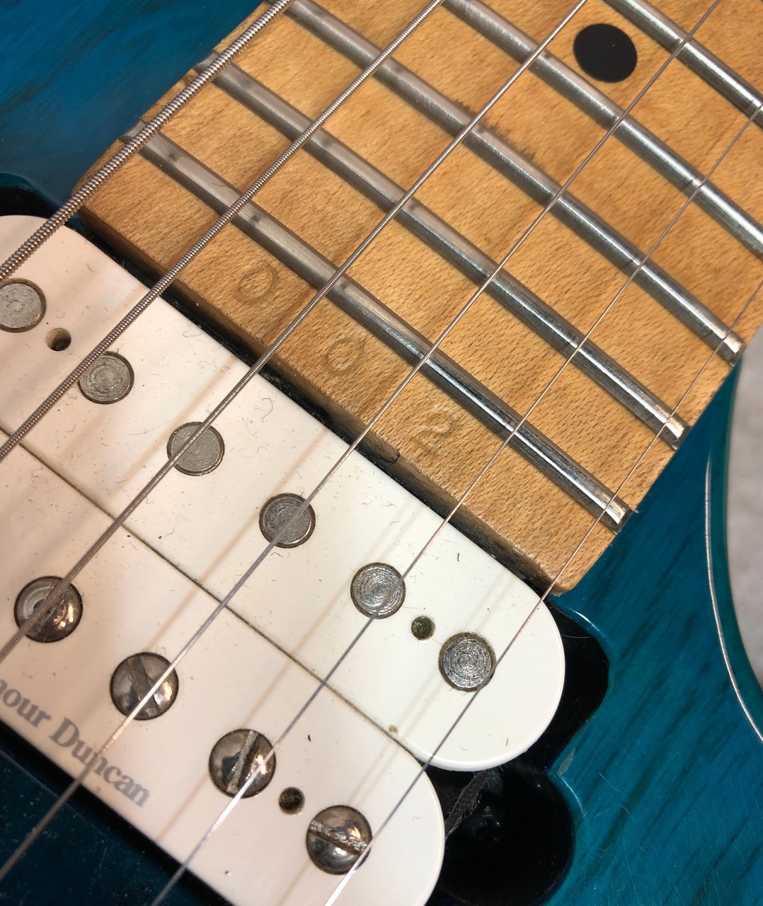 Ed Roman Scorpion Picasso electric guitar with case